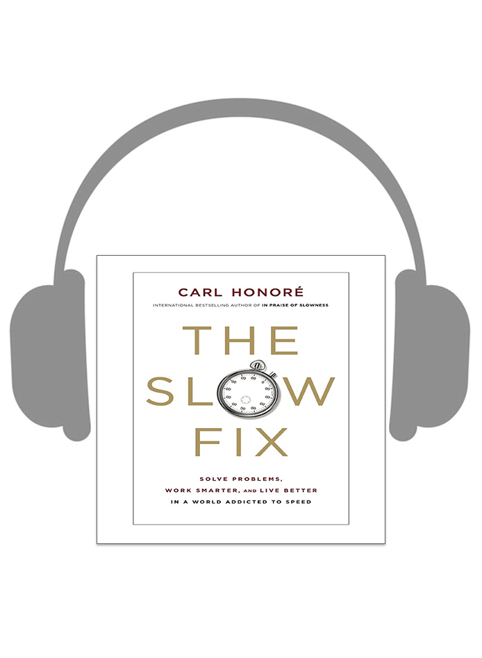 Audiobook - The Slow Fix cover